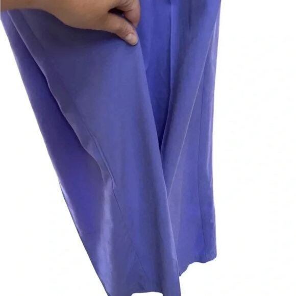 Vintage 70s–80s Saint Germain Paris Periwinkle Short-Sleeve Jumpsuit – Retro Dis - Picture 4 of 10